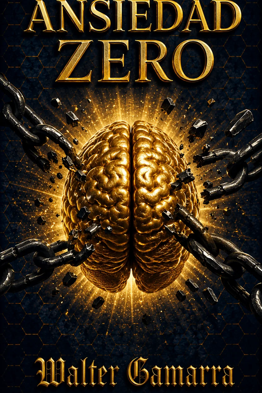 Tapa de Ansiedad Zero, de Walter Gamarra