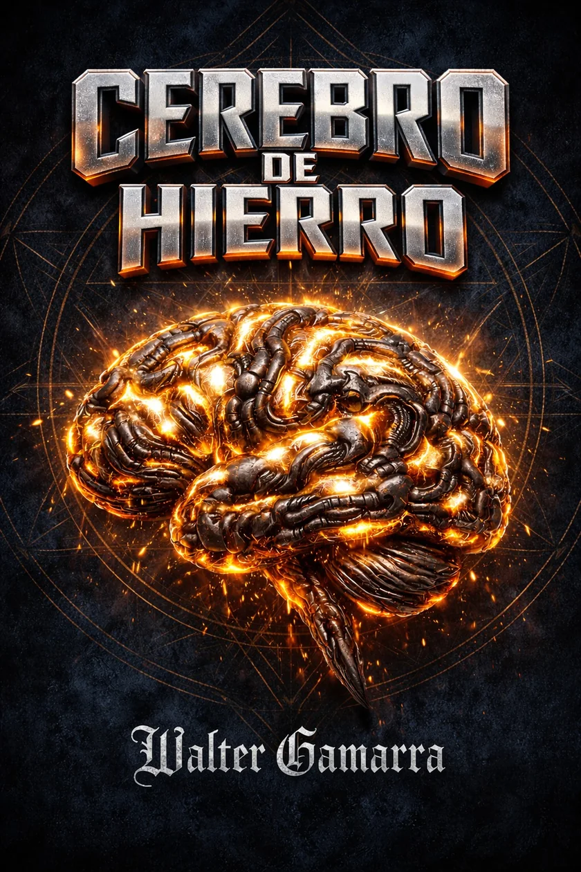 Tapa de Cerebro de Hierro, de Walter Gamarra