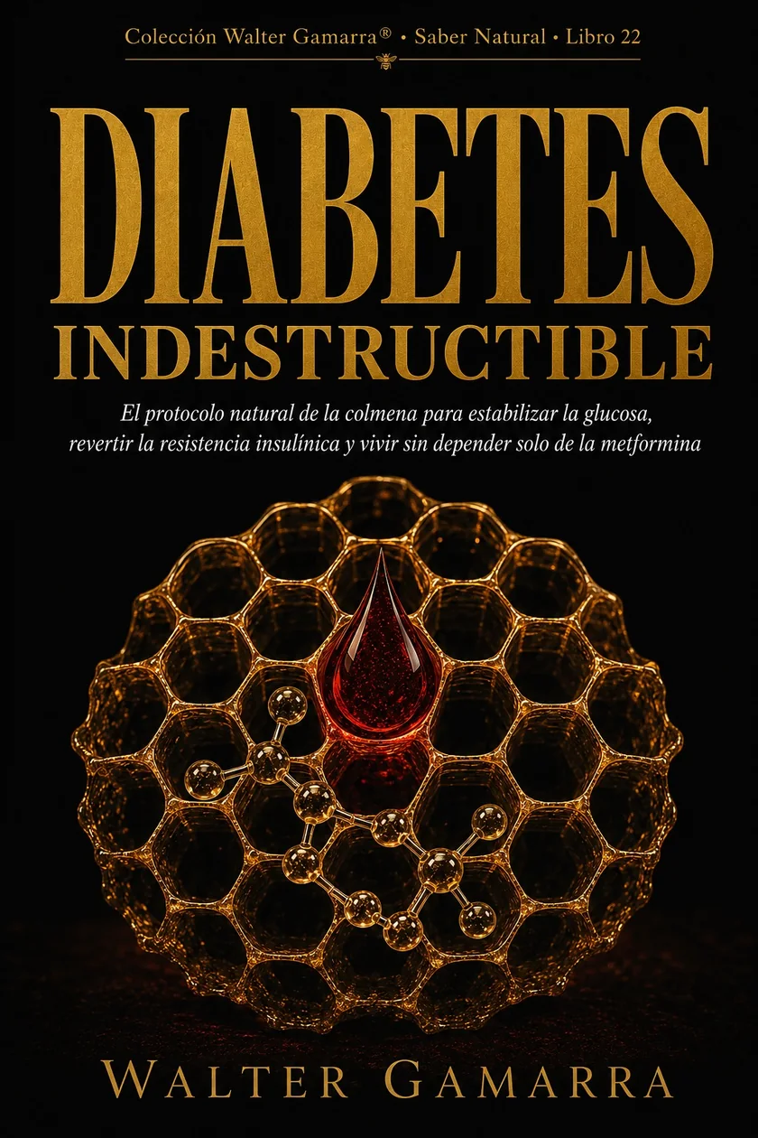Tapa de Diabetes Indestructible, de Walter Gamarra