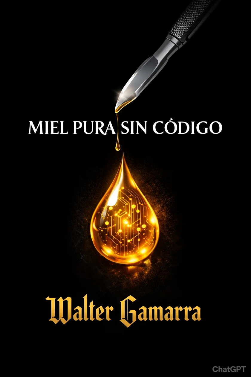 Tapa de Miel Pura Sin Código, de Walter Gamarra